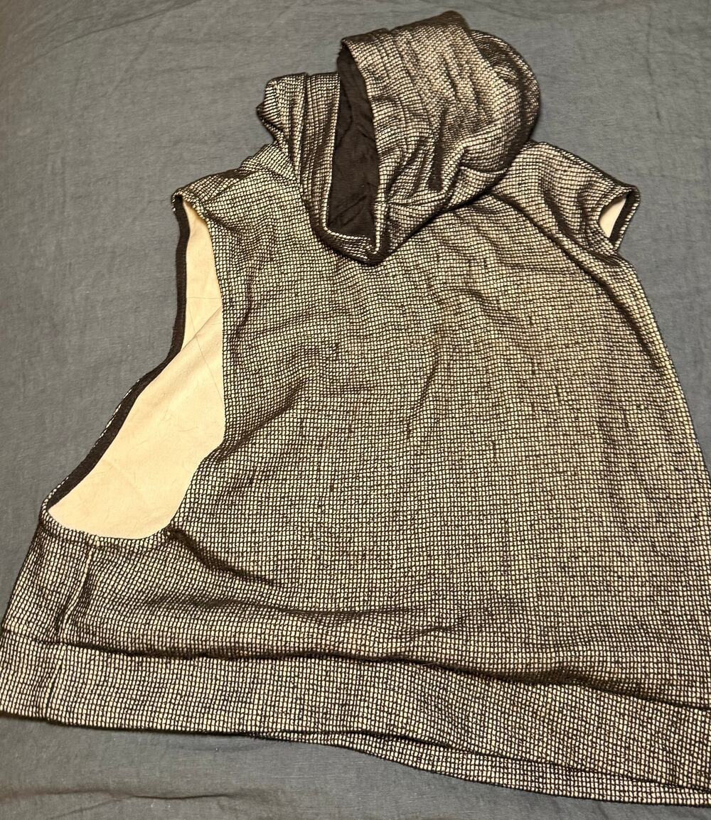 Silence + Noise Sleeveless Hooded Crop Top Size Small